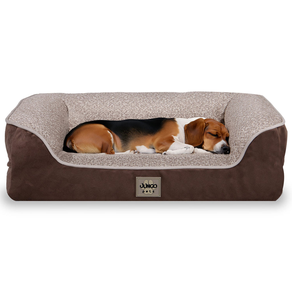 Sezar, Visco Süngerli,%100 Su Geçirmez, Kolay Temizlenen, Çıkarılabilir Kılıflı, Kedi ve Köpek Yatağı - Jungolica Pet Products